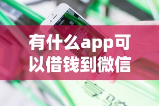 有什么app可以借钱到微信：分享5个有不看负债短借的平台