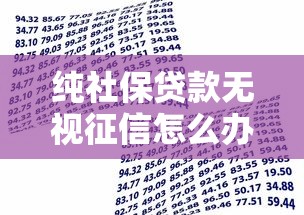 纯社保贷款无视征信怎么办？推荐五个黑户借1000借款平台能放款
