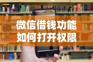 微信借钱功能如何打开权限？分享5个额度高容易通过的平台