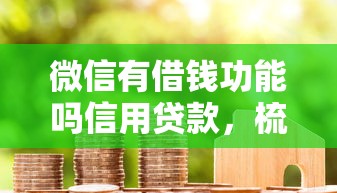 微信有借钱功能吗信用贷款，梳理五个超级烂户双黑下款口子