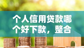 个人信用贷款哪个好下款，整合五个网贷平台排名不分先后前100名
