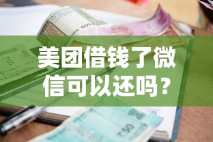 美团借钱了微信可以还吗？分享五个利息低的贷款平台