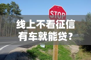 线上不看征信有车就能贷？罗列五个最新撸口子