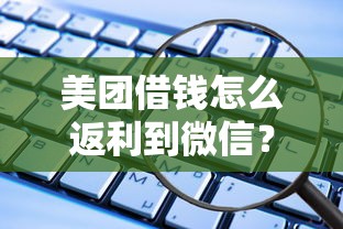 美团借钱怎么返利到微信？看看这5个网贷都平台