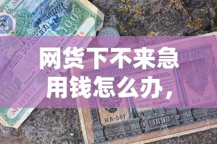 网货下不来急用钱怎么办，推荐五个银闪花一样的短期平台