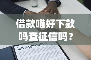 借款喵好下款吗查征信吗？分享五个小额贷款不查征信的app
