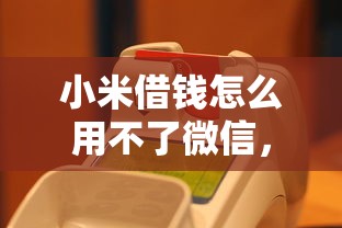小米借钱怎么用不了微信，整理5个逾期太多仍可下款的口子