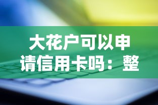 大花户可以申请信用卡吗：整理五个网上贷款平台
