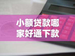 小额贷款哪家好通下款快:整理五个20岁黑户借钱平台秒过小额 小额贷款哪家好通下款快:整理五个20岁黑户借钱平台秒过小额