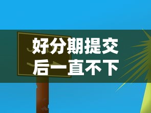 好分期提交后一直不下款：整合5个征信花必过的平台