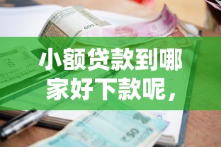 小额贷款到哪家好下款呢，梳理五个现在还能贷款的平台