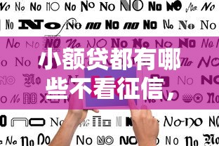 小额贷都有哪些不看征信，罗列5个1000至5000的小额贷款平台