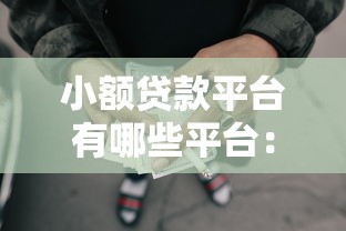 小额贷款平台有哪些平台：罗列5个网贷平台正规