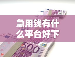 急用钱有什么平台好下款：公布五个黑户成功获取大额贷款的平台
