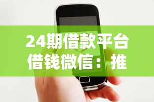 24期借款平台借钱微信：推荐5个二手车贷款平台好