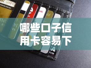 哪些口子信用卡容易下款？推荐五个贷款加盟平台