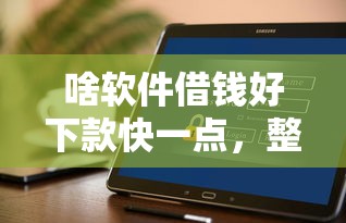 啥软件借钱好下款快一点，整理5个黑花户下款口子