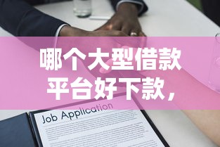 哪个大型借款平台好下款，推荐五个真正不查征信的贷款软件