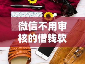 微信不用审核的借钱软件，整合5个征信花手机上贷款软件