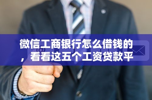 微信工商银行怎么借钱的，看看这五个工资贷款平台