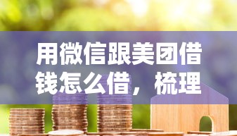 用微信跟美团借钱怎么借，梳理5个黑户成功获取大额贷款的平台