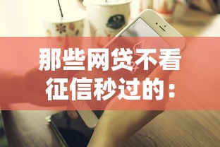 那些网贷不看征信秒过的：整合5个好的贷款平台