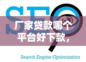 厂家贷款哪个平台好下款，看看这五个平台征信花可以下款