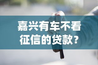 嘉兴有车不看征信的贷款？梳理五个芝麻信用600贷款app