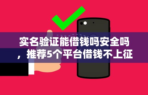 实名验证能借钱吗安全吗，推荐5个平台借钱不上征信