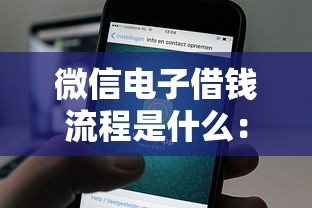 微信电子借钱流程是什么：罗列五个大学生网贷平台