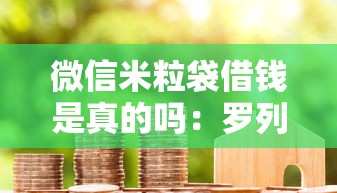 微信米粒袋借钱是真的吗：罗列五个平台能贷款