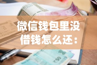 微信钱包里没借钱怎么还：整理5个贷款平台app排行榜
