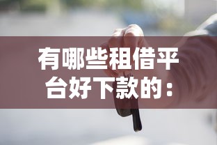 有哪些租借平台好下款的：整合五个车辆抵押贷款正规平台