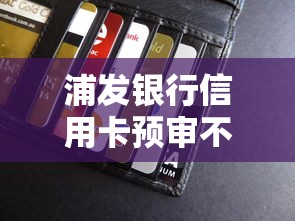 浦发银行信用卡预审不过？整理5个2025年黑户贷款平台