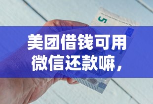 美团借钱可用微信还款嘛，公布五个借钱最好的平台