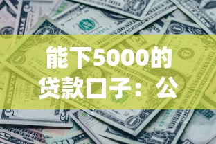 能下5000的贷款口子：公布5个投资p2p网贷平台