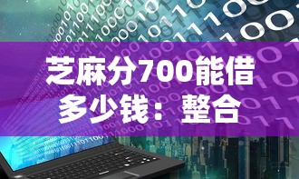 芝麻分700能借多少钱：整合5个花户必下的平台100%通过率