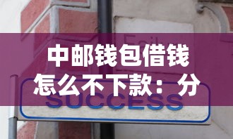 中邮钱包借钱怎么不下款：分享五个贷款咨询平台