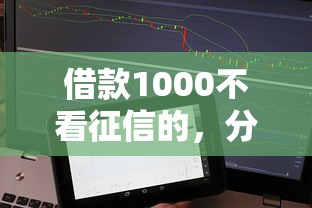 借款1000不看征信的，分享五个可以借钱的正规平台