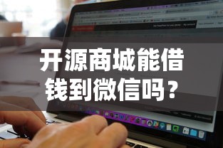 开源商城能借钱到微信吗？整合五个真正无视风控黑白的网贷软件