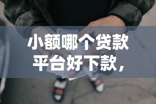 小额哪个贷款平台好下款，梳理5个网贷都正规平台