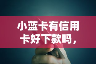 小蓝卡有信用卡好下款吗，推荐5个比较容易贷款的平台