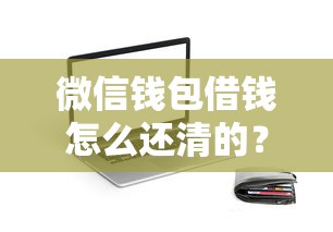 微信钱包借钱怎么还清的？罗列5个电商贷款平台