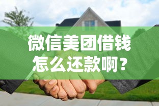 微信美团借钱怎么还款啊？整理五个贷款平台合作