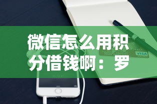 微信怎么用积分借钱啊：罗列5个个体户贷款平台