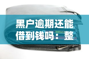 黑户逾期还能借到钱吗：整理五个网黑夜间可下款的口子