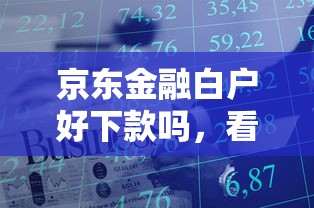 京东金融白户好下款吗，看看这五个贷款容易的平台
