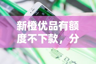 新橙优品有额度不下款，分享五个网上正规借钱平台