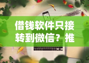 借钱软件只接转到微信？推荐5个用微信贷款的平台