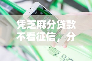 凭芝麻分贷款不看征信，分享五个贷款正规平台